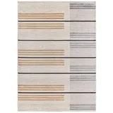 Atticgo Webteppich, Grau, Beige, Textil, Ethno, Rechteckig, 160x230 cm, Oeko-Tex® Standard 100, antistatisch, für Fußbodenheizung geeignet, leicht zusammenrollbar, Teppiche & Böden, Teppiche, Moderne Teppiche