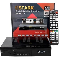 Ostark AS2X CA Digitaler Satellitenreceiver FTA DVB S2 S S2X DVBS2 HDMI FHD 1080P FTA H265 USB WiFi WLAN rj45 im Lieferumfang enthalten