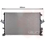 Van Wezel Kühler, Motorkühlung 58012721 für VW