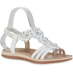 Damen Riemchensandalen in Weiss