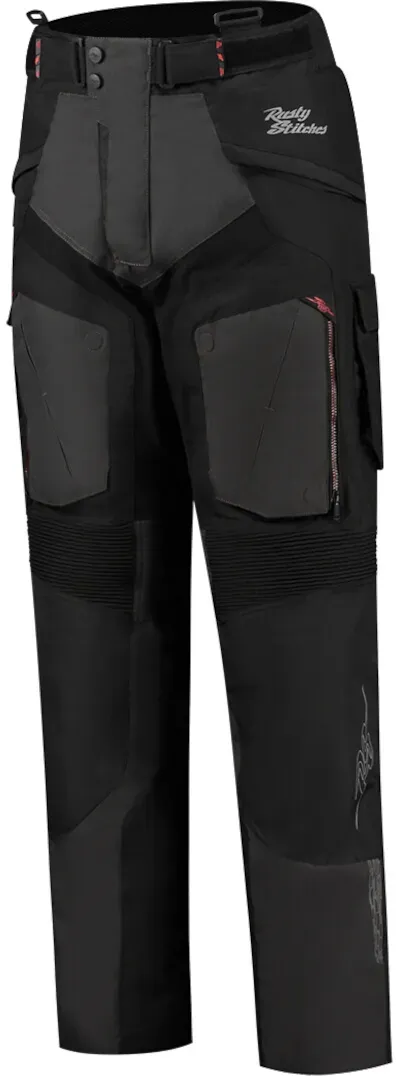 Rusty Stitches Cliff Wasserdichte Motorrad Textilhose