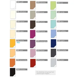 Estella Kissenbezug Feinjersey 40 x 80 cm Blau