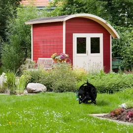 Relaxdays Schlauchtrommel 30 m schwarz