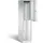 C+P Spind doppelstöckig XL Resisto, H1950xB396xT640mm, Front Lichtgrau, Korpus Lichtgrau (8270-173)