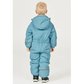 ZigZag Schneeoverall "Vally", Mädchen, Gr. 116, EURO-Größen, blau (hellblau), 100% Polyester, lang, ohne Ausschnitt, Overalls, mit wasser- und winddichter TPU-Membran