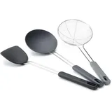 Joseph Joseph Nest Fusion 3tlg., Kochbesteck, Schwarz