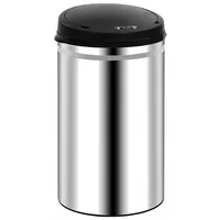 vidaXL Sensor Mülleimer Automatisch Abfalleimer Papierkorb Müllbehälter Abfallsammler Mülltrenner Abfallbehälter Tretmülleimer 40L Edelstahl