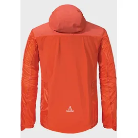 Schöffel Herren Hybrid Jkt Flow Trail M, extrem leichte MTB Jacke, winddichte, atmungsaktive Fahrradjacke mit vorgeformten Ellbogen, poinciana, 52