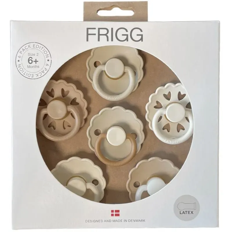 FRIGG 6 Pack Edition Size 2:6-18 months Schnuller Cinnamon Charm 6 St.