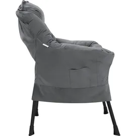 ML-Design Relaxsessel Baumwolle 97 x 95 x 82 cm Anthrazit ergonomisch
