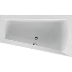 Raumspar-Badewanne Lago I (Ausführung: Raumspar Badewanne Lago I links 1700x500x1000mm Acryl weiß)