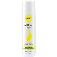 pjur WOMAN Vegan Sexspielzeug, Vaginal 100% g Gleitmittel auf Wasserbasis 100 ml