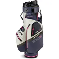 Big MAX Aqua Silencio 4 Cartbag - steel blue/off white/fuchsia
