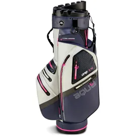 Big MAX Aqua Silencio 4 Cartbag - steel blue/off white/fuchsia