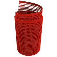 zaun|zu® Sichtschutzstreifen PP 255 x 30 cm Rot