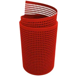 zaun|zu® Sichtschutzstreifen PP 255 x 30 cm Rot