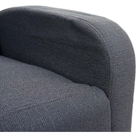 Mendler Fernsehsessel HWC-F76, Relaxsessel Sessel Liegesessel, Liegefunktion verstellbar Stoff/Textil ~ hellgrau