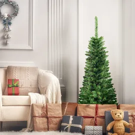 Costway Künstlicher Weihnachtsbaum grün 135 cm