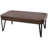 MCW Couchtisch Genk H573, Wohnzimmertisch, 43x110x60cm, MVG-zertifiziert ~ Braune