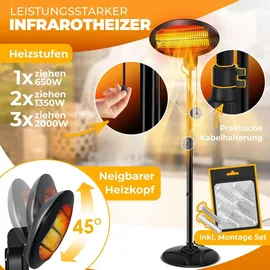 Kesser Infrarot Standheizstrahler 2000 W
