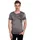 RUSTY NEAL T-Shirt RUSTY NEAL, Herren, Gr. S, grau (anthrazit), 100% Baumwolle, mehrfarbig, normal, Rundhals, Shirts T-Shirt, mit schicker Knopfleiste