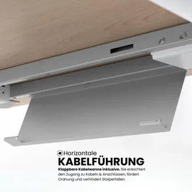 bümö Schreibtisch Buche / Weiß
