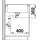 Blanco Axia III XL 6 S weiß + Excenterbetätigung + InFino + Glasschneidbrett