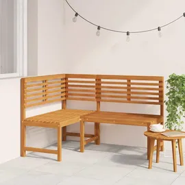 vidaXL Garten-Eckbank 140 x 140 x 85 cm Braun