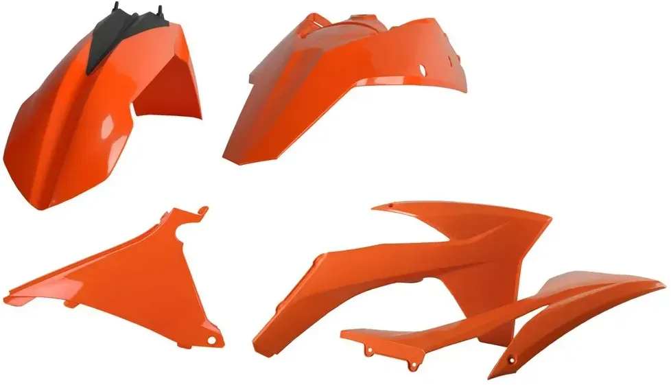 Cemoto Enduro Ktm Exc/exc-f/xc-w/xcf-w 12-13 91237 Plastikbausatz - Orange - One Size