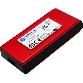 Kingston XS1000 Portable SSD rot, 2TB, USB-C 3.1 (SXS1000R/2000G)