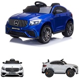 Moni Kinder Elektroauto Mercedes AMG GLC 63S, EVA-Reifen, Musik, Fernbedienung blau