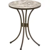Dehner Blumenhocker Grazia Ø 41 cm Höhe 54 cm Grau/Braun