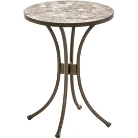 Dehner Blumenhocker Grazia Ø 41 cm Höhe 54 cm Grau/Braun
