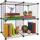 Relaxdays Steckregal Würfel 75 x 75 x 37 cm Schwarz