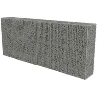 vidaXL Gabionenwand 300 × 50 × 150 cm