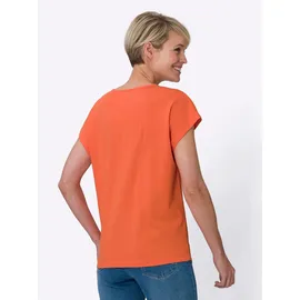 Classic Basics Sieh an! Kurzarm-Shirt in orange-cognac | Gr.: 38