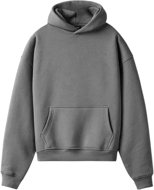 Burocs Basic Hoody Grau