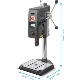 STAHLWERK Tischbohrmaschine 800 W 2.500 U/min Standbohrmaschine mit Laser