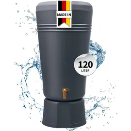 4rain Azura 2in1 Regenspeicher 120 l graphite grey