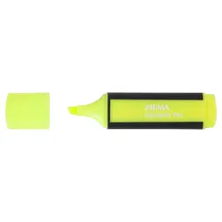 SIGMA Textmarker, farbig sortiert, Flachspitze, Strichstärke: 1-5.2 mm, mit Schutzkappe, 4 Stück