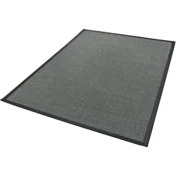 Sisalteppich DEKOWE "Mara S2 mit Bordüre", grau (anthrazit), B:80cm H:5mm L:250cm, Sisal, Teppiche, Flachgewebe, Material: 100% Sisal, Wohnzimmer, Kundenliebling