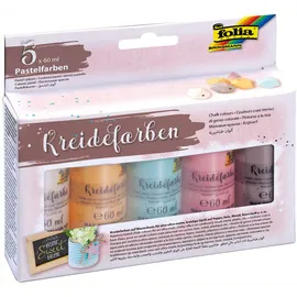 Folia Kreidefarbe 5 St. beige/rosa
