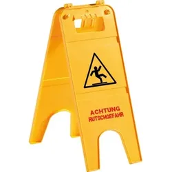 Warnschild "Achtung Rutschgefahr" Kunststoff