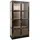 Massivmoebel24 Vitrine Mango 92 x 40 x 185 cm Braun