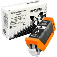 Ampertec Kompatible Tinte ersetzt Canon 6431B001 PGI-550XLPGBK schwarz