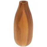 Atmosphera Créateur d'intérieur Dekorative Vase aus Akazienholz soliflore