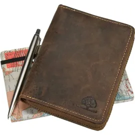 GREENBURRY Vintage Geldbörse Unisex braun
