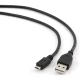 Gembird USB 2.0 A zu Micro USB-B-Kabel 3 m Schwarz