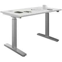 NOWY STYL Schreibtisch Grau / Weiß