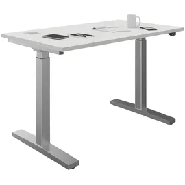 NOWY STYL Schreibtisch Grau / Weiß